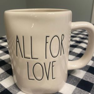 Rae Dunn ALL FOR LOVE Mug